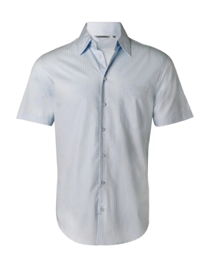 Picture of Winning Spirit, Mens Self Stripe S/S Shirt